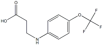 3-{[4-(trifluoromethoxy)phenyl]amino}propanoic acid