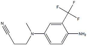 3-{[4-amino-3-(trifluoromethyl)phenyl](methyl)amino}propanenitrile