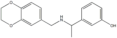 3-{1-[(2,3-dihydro-1,4-benzodioxin-6-ylmethyl)amino]ethyl}phenol