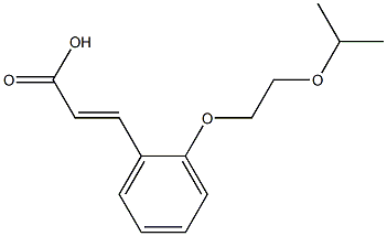 3-{2-[2-(propan-2-yloxy)ethoxy]phenyl}prop-2-enoic acid|