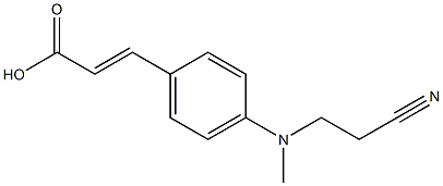 3-{4-[(2-cyanoethyl)(methyl)amino]phenyl}prop-2-enoic acid