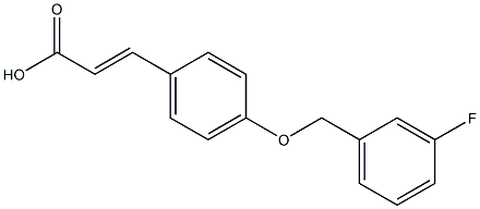 3-{4-[(3-fluorophenyl)methoxy]phenyl}prop-2-enoic acid|