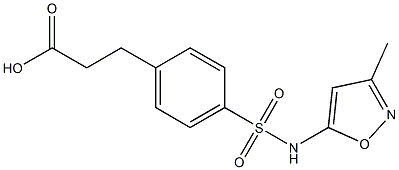 3-{4-[(3-methyl-1,2-oxazol-5-yl)sulfamoyl]phenyl}propanoic acid