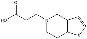 3-{4H,5H,6H,7H-thieno[3,2-c]pyridin-5-yl}propanoic acid Structure