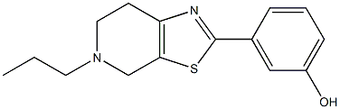 3-{5-propyl-4H,5H,6H,7H-pyrido[4,3-d][1,3]thiazol-2-yl}phenol Struktur