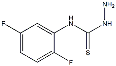 3-amino-1-(2,5-difluorophenyl)thiourea,,结构式