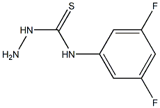 3-amino-1-(3,5-difluorophenyl)thiourea,,结构式