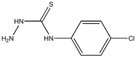 3-amino-1-(4-chlorophenyl)thiourea 结构式