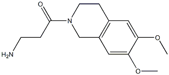  3-amino-1-(6,7-dimethoxy-1,2,3,4-tetrahydroisoquinolin-2-yl)propan-1-one