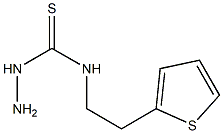 3-amino-1-[2-(thiophen-2-yl)ethyl]thiourea 结构式