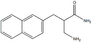 3-amino-2-(naphthalen-2-ylmethyl)propanamide Struktur