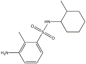 3-amino-2-methyl-N-(2-methylcyclohexyl)benzene-1-sulfonamide Structure