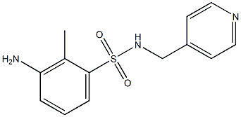 3-amino-2-methyl-N-(pyridin-4-ylmethyl)benzene-1-sulfonamide