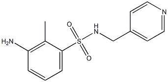  3-amino-2-methyl-N-(pyridin-4-ylmethyl)benzene-1-sulfonamide