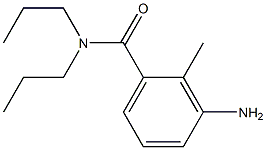 3-amino-2-methyl-N,N-dipropylbenzamide Struktur