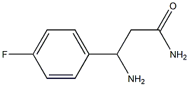 3-amino-3-(4-fluorophenyl)propanamide Struktur