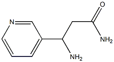 3-amino-3-(pyridin-3-yl)propanamide Structure