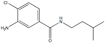 3-amino-4-chloro-N-(3-methylbutyl)benzamide 结构式