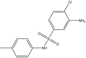 3-amino-4-chloro-N-(4-iodophenyl)benzene-1-sulfonamide