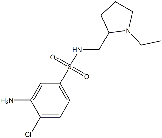 3-amino-4-chloro-N-[(1-ethylpyrrolidin-2-yl)methyl]benzene-1-sulfonamide