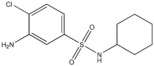 3-amino-4-chloro-N-cyclohexylbenzene-1-sulfonamide