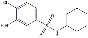 3-amino-4-chloro-N-cyclohexylbenzene-1-sulfonamide|