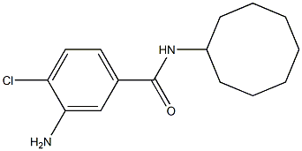 3-amino-4-chloro-N-cyclooctylbenzamide Structure
