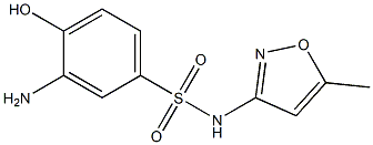 3-amino-4-hydroxy-N-(5-methyl-1,2-oxazol-3-yl)benzene-1-sulfonamide