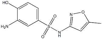  3-amino-4-hydroxy-N-(5-methyl-1,2-oxazol-3-yl)benzene-1-sulfonamide