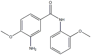 3-amino-4-methoxy-N-(2-methoxyphenyl)benzamide Structure