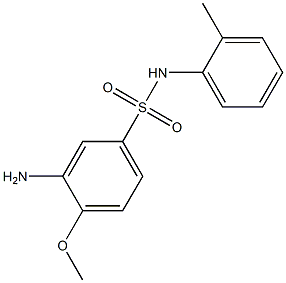 3-amino-4-methoxy-N-(2-methylphenyl)benzene-1-sulfonamide