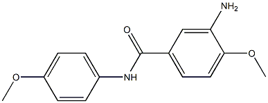 3-amino-4-methoxy-N-(4-methoxyphenyl)benzamide Structure