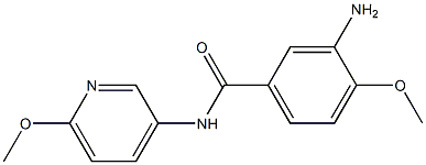 3-amino-4-methoxy-N-(6-methoxypyridin-3-yl)benzamide