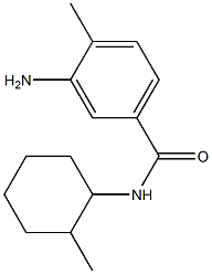 3-amino-4-methyl-N-(2-methylcyclohexyl)benzamide 化学構造式