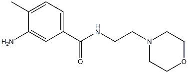 3-amino-4-methyl-N-(2-morpholin-4-ylethyl)benzamide|