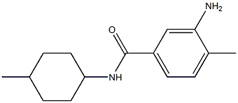 3-amino-4-methyl-N-(4-methylcyclohexyl)benzamide 结构式