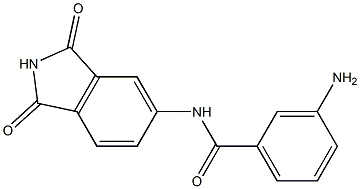 3-amino-N-(1,3-dioxo-2,3-dihydro-1H-isoindol-5-yl)benzamide