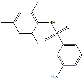 3-amino-N-(2,4,6-trimethylphenyl)benzene-1-sulfonamide