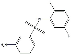 3-amino-N-(2,5-difluorophenyl)benzene-1-sulfonamide|