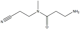 3-amino-N-(2-cyanoethyl)-N-methylpropanamide