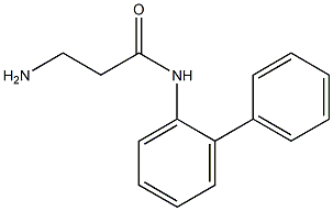 3-amino-N-(2-phenylphenyl)propanamide
