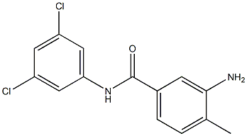 3-amino-N-(3,5-dichlorophenyl)-4-methylbenzamide,,结构式