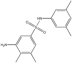  3-amino-N-(3,5-dimethylphenyl)-4,5-dimethylbenzene-1-sulfonamide