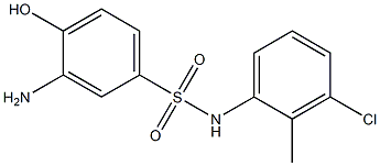 3-amino-N-(3-chloro-2-methylphenyl)-4-hydroxybenzene-1-sulfonamide