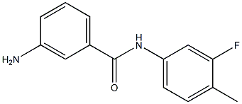 3-amino-N-(3-fluoro-4-methylphenyl)benzamide,,结构式