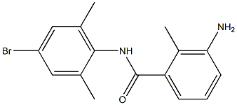 3-amino-N-(4-bromo-2,6-dimethylphenyl)-2-methylbenzamide Structure