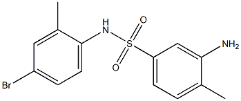  3-amino-N-(4-bromo-2-methylphenyl)-4-methylbenzene-1-sulfonamide