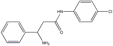 3-amino-N-(4-chlorophenyl)-3-phenylpropanamide