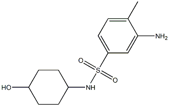 3-amino-N-(4-hydroxycyclohexyl)-4-methylbenzene-1-sulfonamide