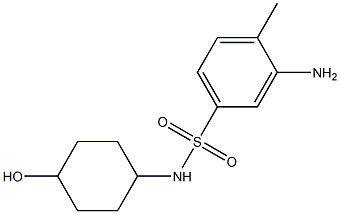  3-amino-N-(4-hydroxycyclohexyl)-4-methylbenzene-1-sulfonamide